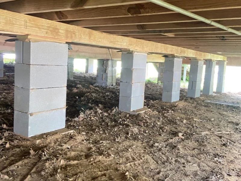 Pier and Beam or Block and Base Foundation Repair Graham TX
